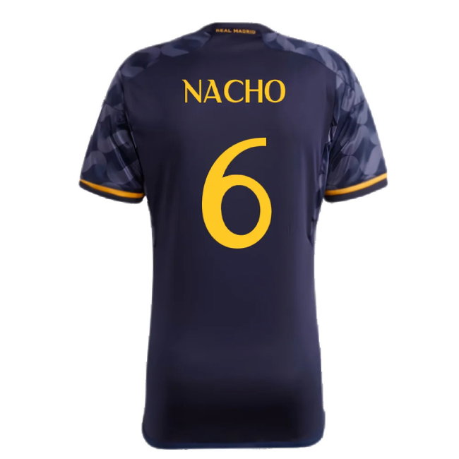 2023-2024 Real Madrid Away Shirt (Nacho 6)-SoccerKits Hub | Buy Soccer Jerseys Online